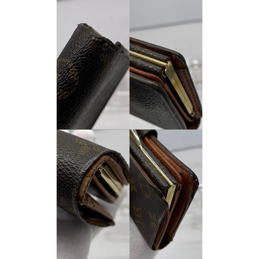 Louis Vuitton Monogram Porte Monnaie Billets Viennois Wallet Brown –Authentic/65 - Picture 5 of 8